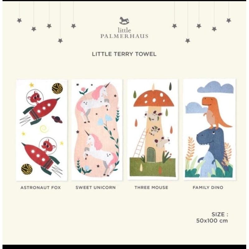 Handuk Bayi little terry 50 x 100