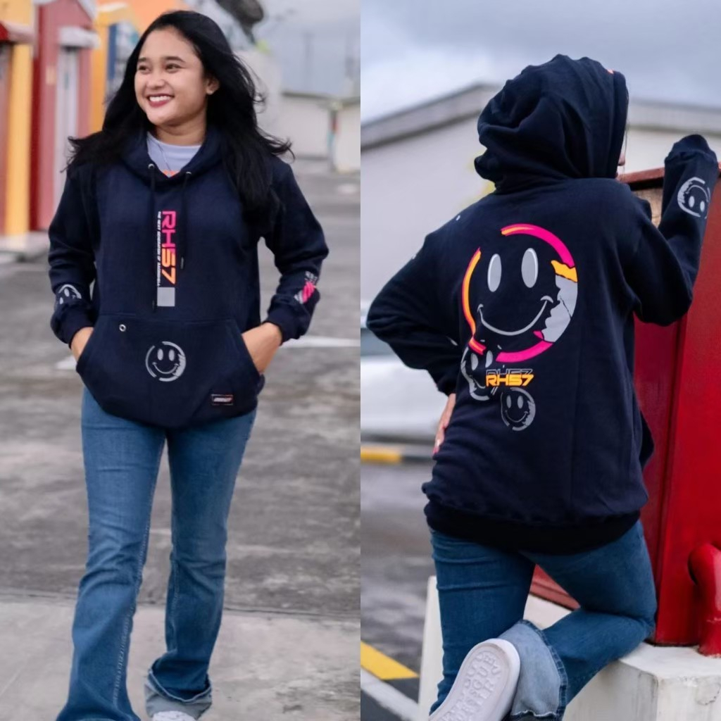 JAKET HOODIE RACING HELL SWEATER HOODIE RACING HELL RH57 UNTUK DEWASA PRIA WANITA