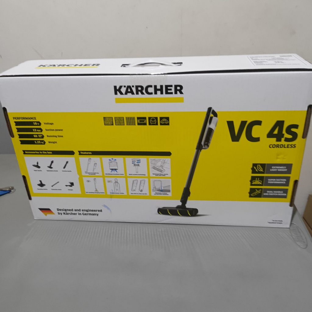 Karcher VC 4s Cordless White *SEA Handheld Vacuum Cleaner