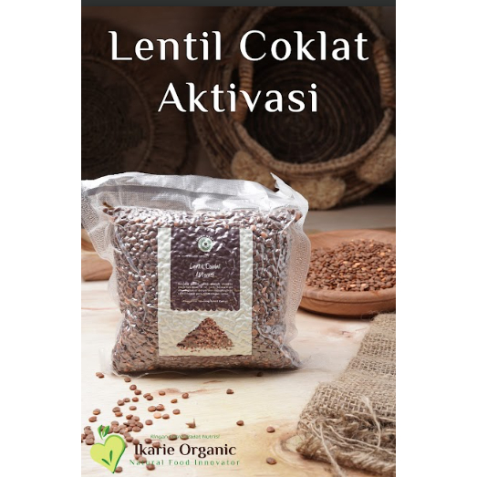 

Lentil Coklat Aktivasi Ikarie Organic by dr. Herlin