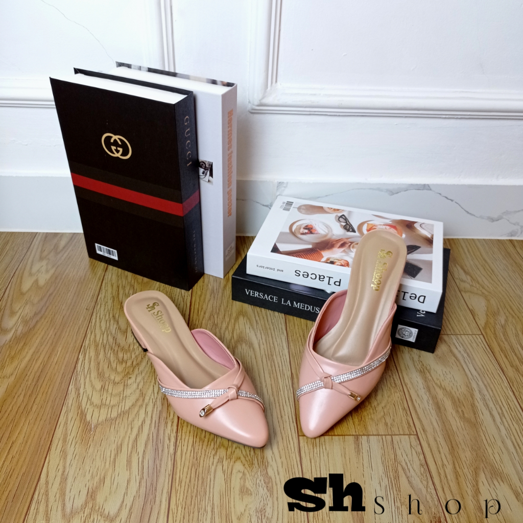 sendal wanita terbaru 2023 sendal heels mules 3m