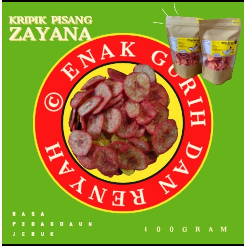 

KRIPIK PISANG PEDAS DAUN JERUK ZAYANA 100 GR