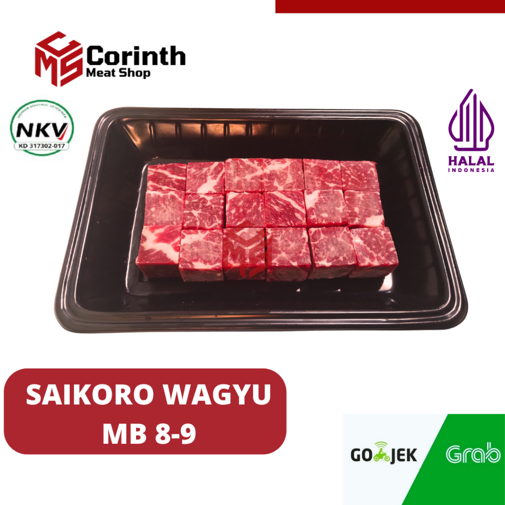 

Beef Saikoro Wagyu Mb 8-9 Aus/ 250gr PROMO
