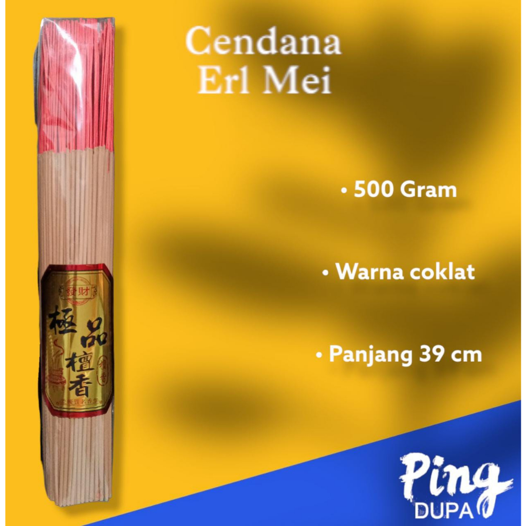 Dupa Hio Cendana Erl Mei Kemasan 500 Gram Warna Coklat