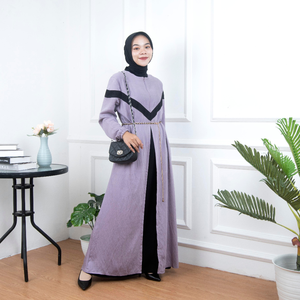 Gamis Tahira Dress Maxi Gaun Lebaran Fashion Muslim Wanita Terbaru