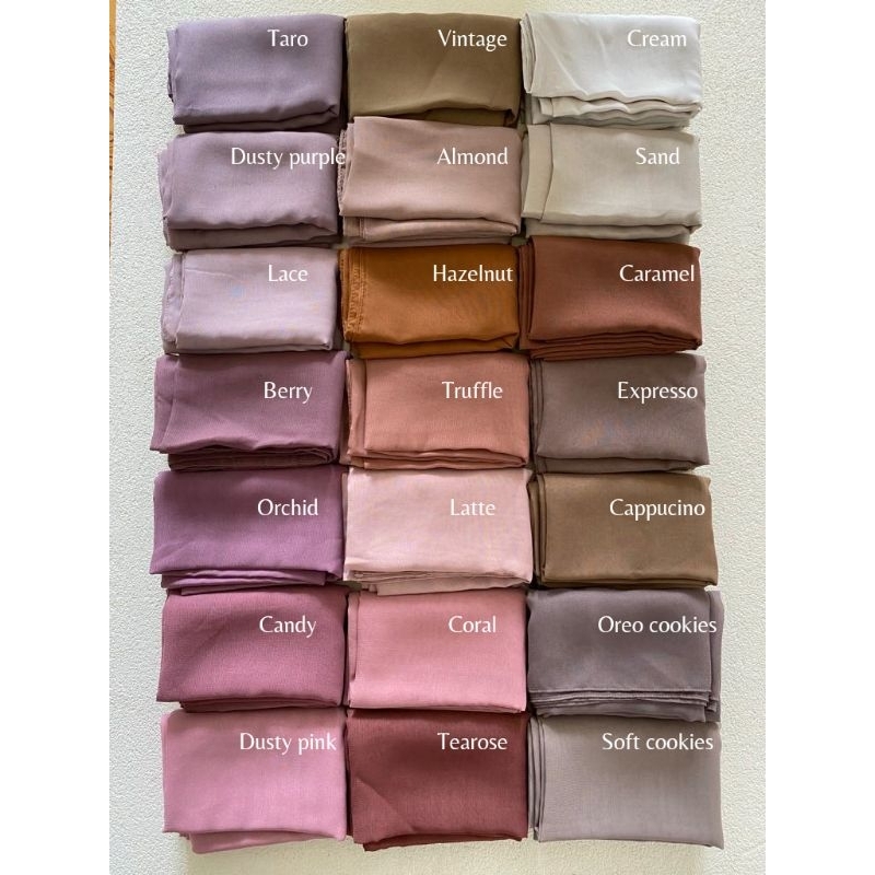 Plain square pollycotton premium (Bella square premium) Size 115cm × 115cm