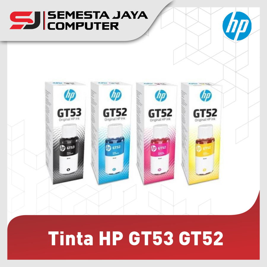 Tinta Catridge HP GT52 ORIGINAL Resmi |For HP Tank 115 315 415 319