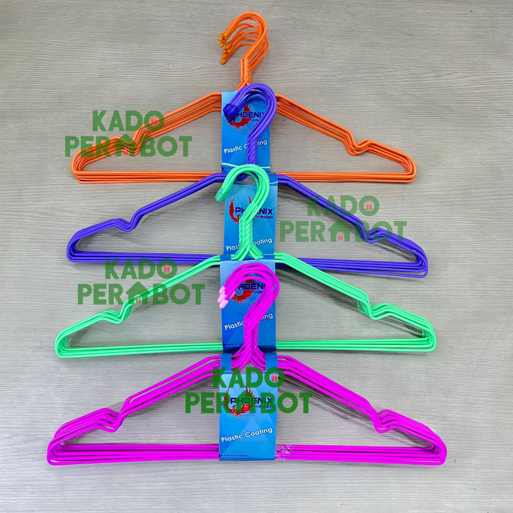 PROMO GANTUNGAN BAJU KAWAT MURAH LAPIS ANTI KARAT - HANGER BAJU KAWAT MURAH - GANTUNGAN HANGER JEMURAN