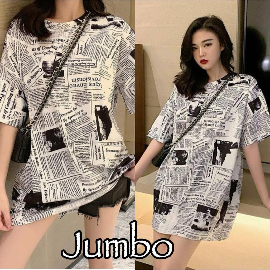Baju Magazine / Newspaper / jumbo - Kaos Magazine - Kaos MotiF Koran kaos Oblong Jumbo Kaos Jumbo Al
