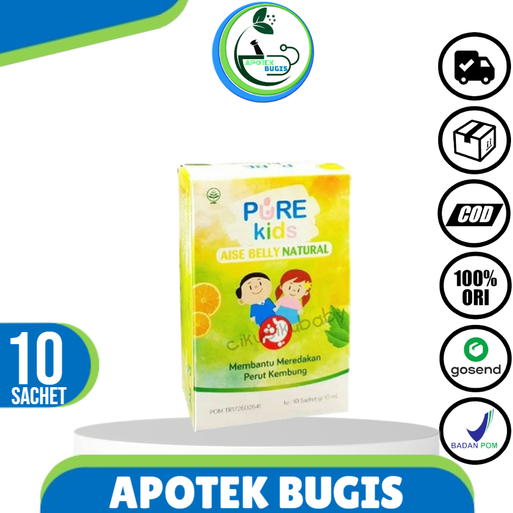 Pure Kids PureKids Pure Baby PureBaby PureBB Aise Belly (10 sachet) Botol 60 ml