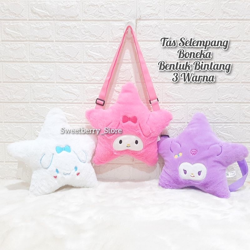 Tas Selempang Boneka Bintang Karakter