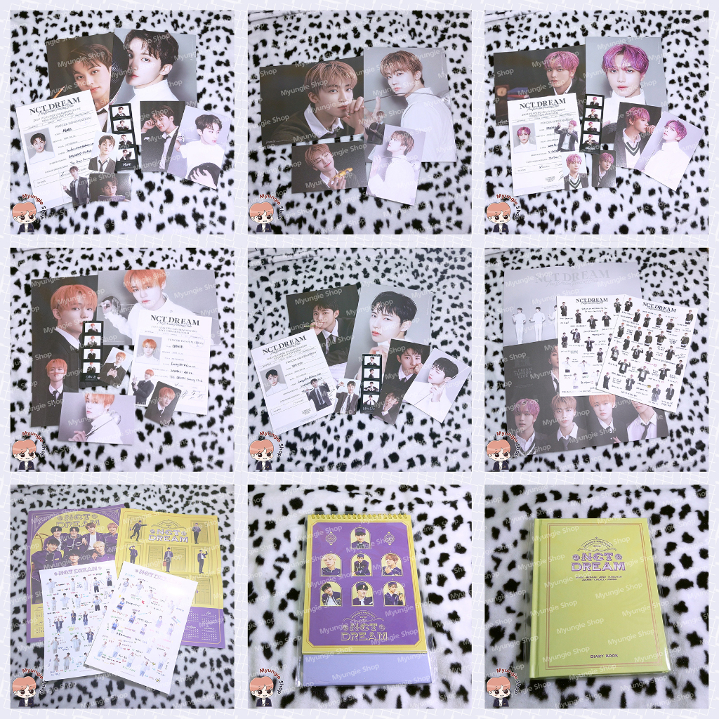 [READY SHARING] NCT DREAM SEASON GREETING 2023 Benefit SM STORE Mark Jeno Jaemin Haechan Renjun Chen