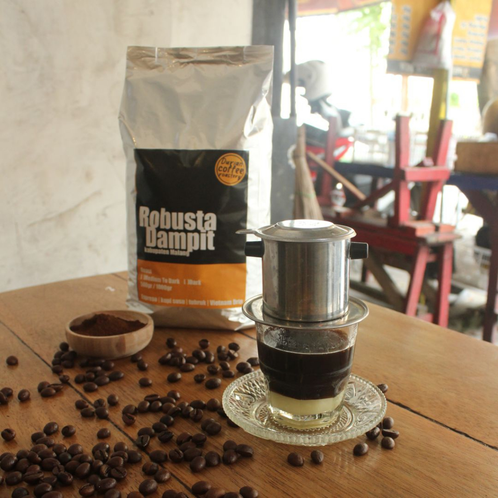 

Robusta Dampit - Roast Bean / Bubuk / biji kopi Kualitas Super