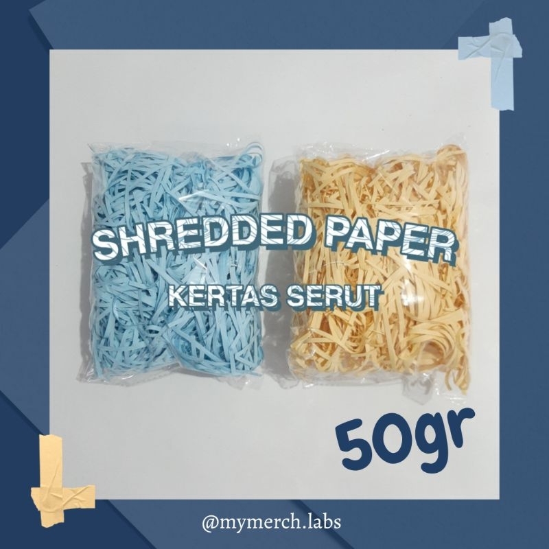 

50 gram Kertas Cacah / Kertas Serut / Kertas potong / Kertas packing Hampers