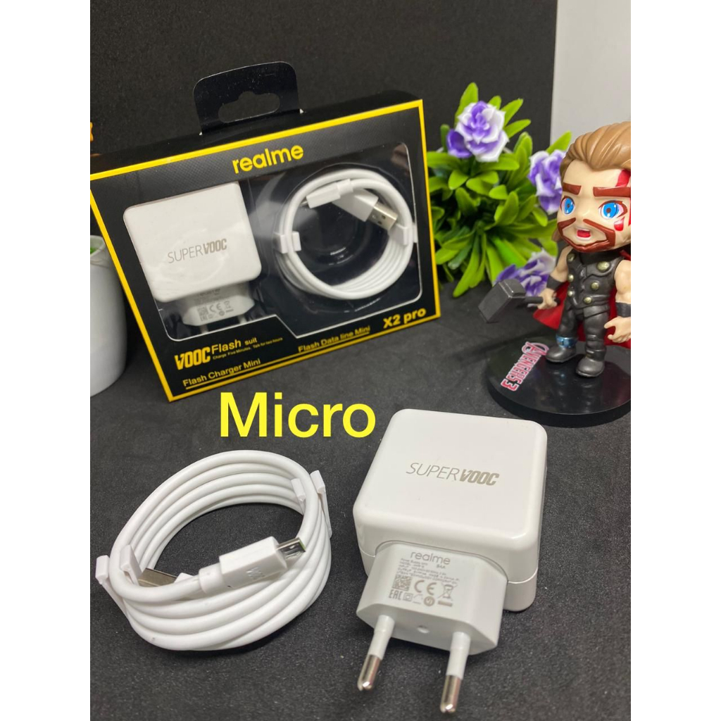 Charger REALME X2 Pro Super fast charging micro &amp; type-c