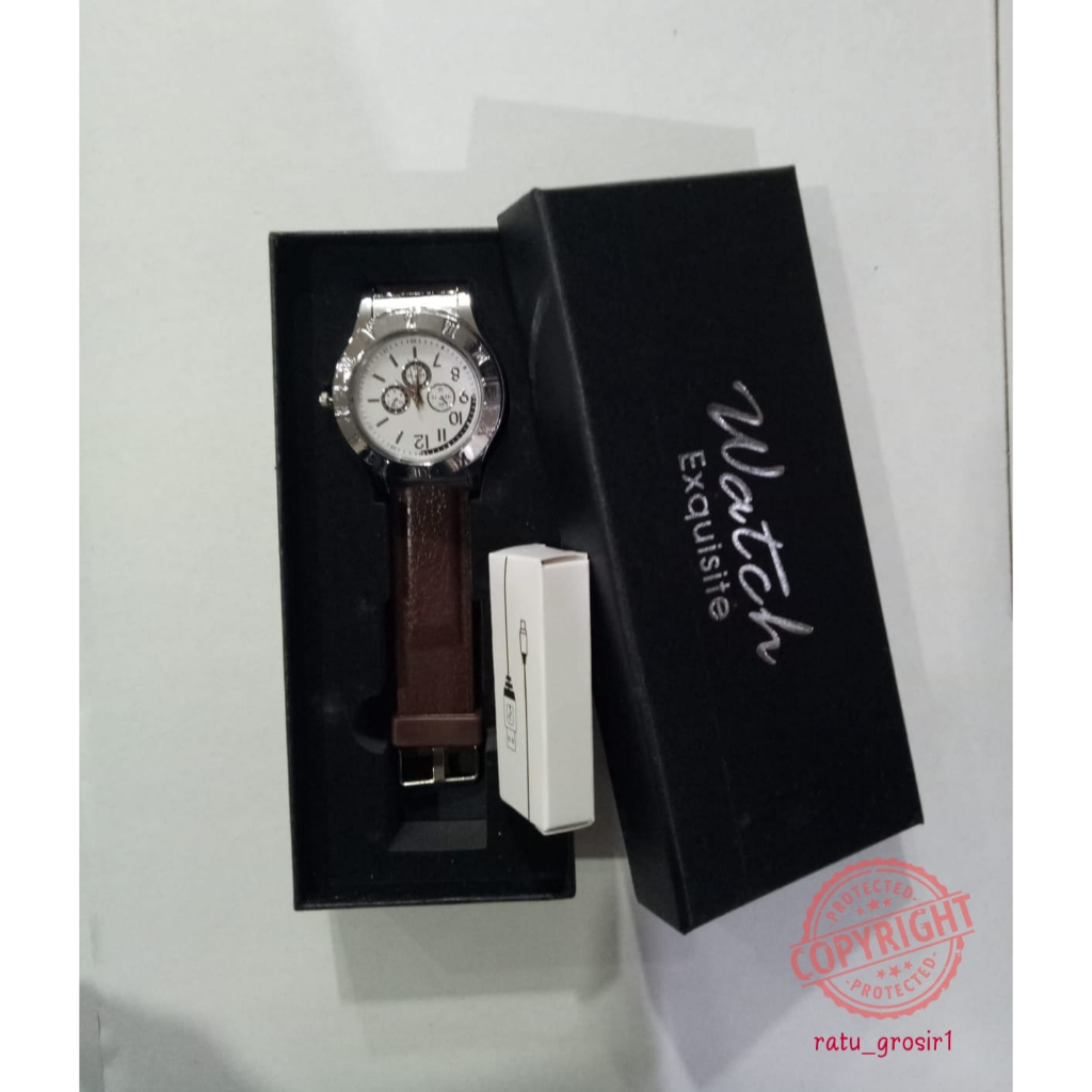 Jam Tangan Korek Elektrik The Lighter Watch Premium jam korek elektrik