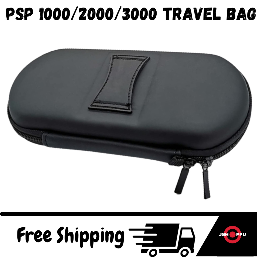 Tas PSP Airfoam Hard Pouch Pocket Dompet Case Travel Bag PSP 1000 2000 3000 Slim Dan Fat