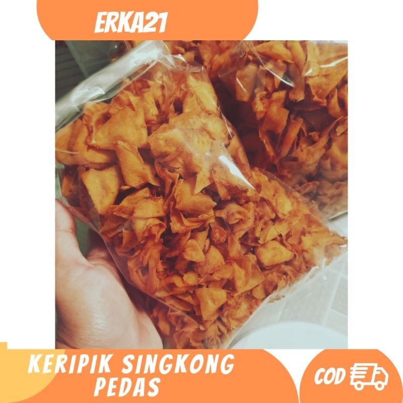 

Kripset Keripik Singkong Pedas 1kg