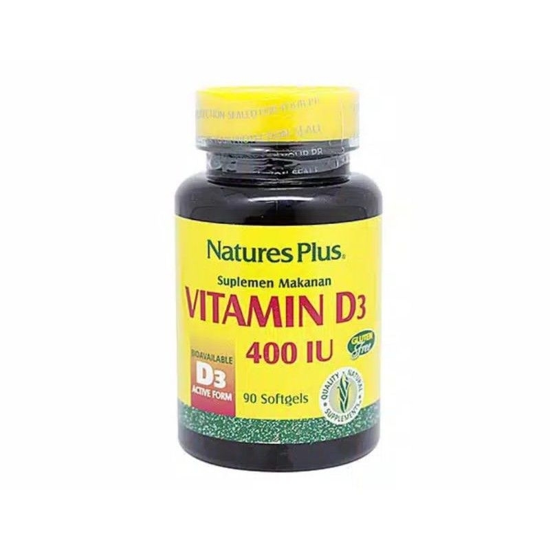 NATURES PLUS VITAMIN D3 400iu