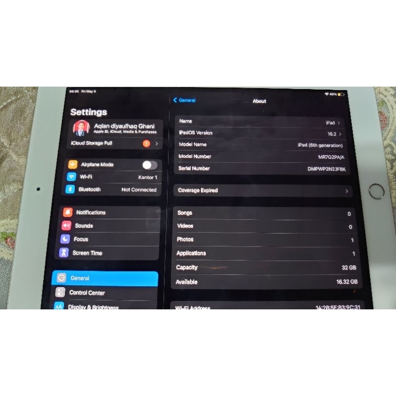 ipad 6 garansi ibox
