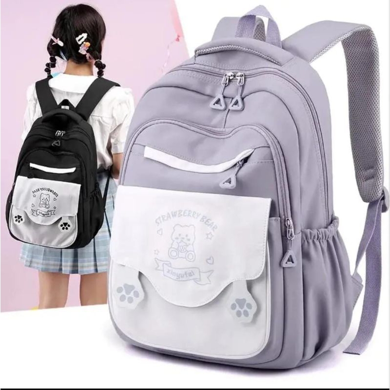Tas Ransel Anak Perempuan Tas Punggung Backpack Sekolah SD SMP Kapasitas Besar Mode Korea Lucu imut Tas Ransel Anak Wanita Ransel Sekolah Tas Ransel Tas Mode Korea Ransel Anak Tas Anak