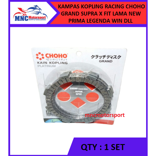 KAMPAS KOPLING CHOHO RACING PLATINUM GRAND SUPRA X FIT LEGENDA REVO WIN