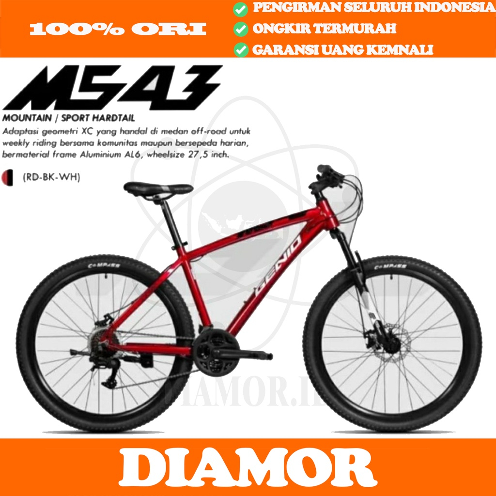Sepeda Gunung MTB GENIO M 543 Alloy 27.5 Inch 24 Speed