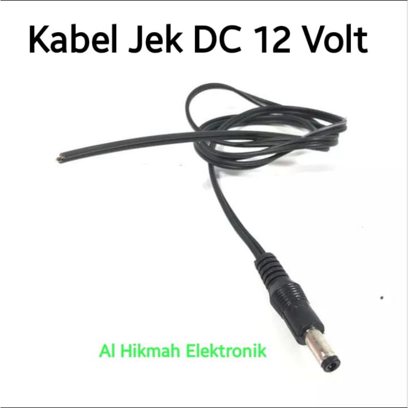 Kabel Jack Jek Jeck DC Ukuran Besar Jack DC Plus Kabel