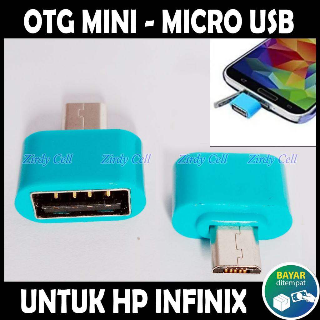 OTG Micro USB Colokan Flashdisk Buat HP INFINIX SMART 7 6 5 4 3 HD NFC PLUS HOT 12I 11 10 9 8 7 PLAY Sambungan Kabel Mouse Keyboard Printer Card Reader Ke Handphone Ponsel