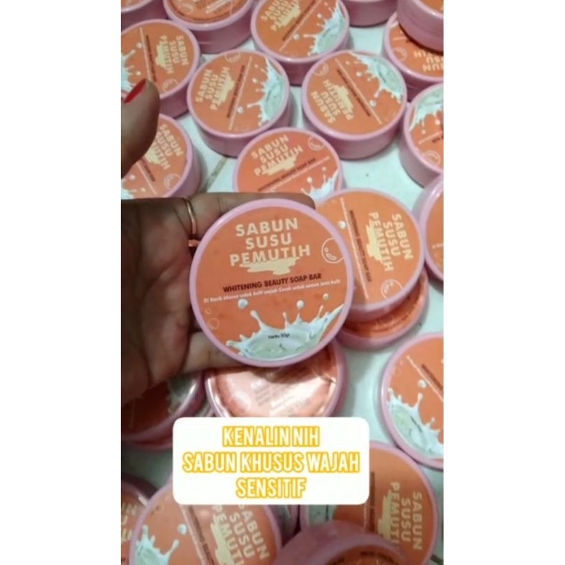 sabun susu pemutih kusus wajah