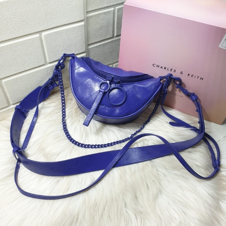 TAS SELEMPANG WANITA IMPORT/TAS SELEMPANG CK OVAL  FREEBOX