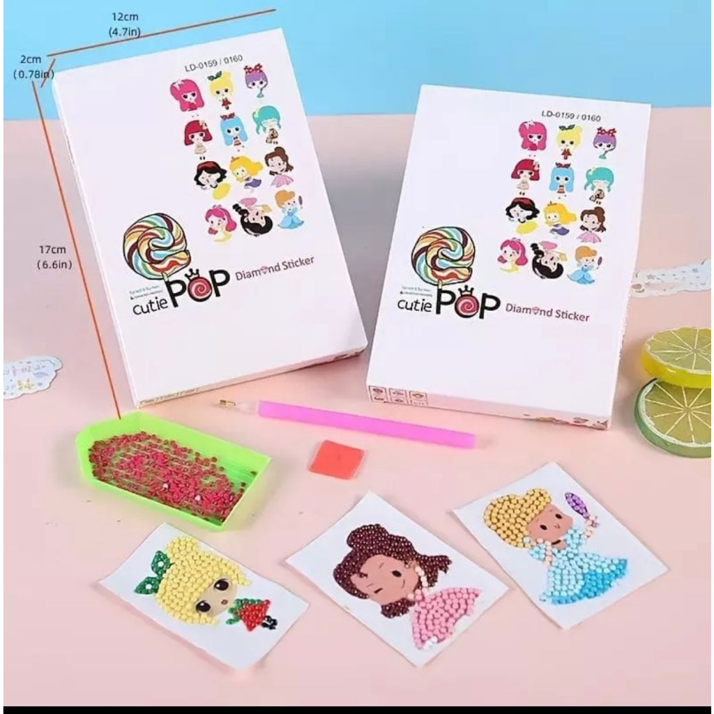 Stiker Diamond Cutie PoP/DIY Stiker Mutiara Painting Kit