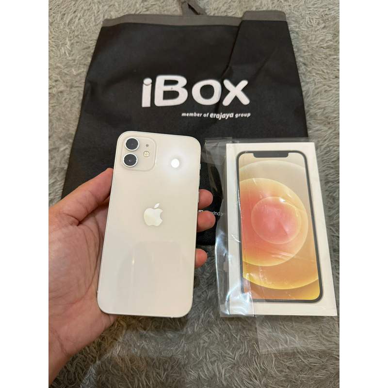 Preloved Iphone 12 warna White 128GB