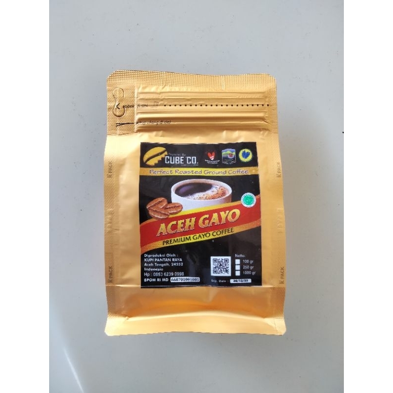 

Kopi Gayo Gold Takengon 100 gram CUBECO