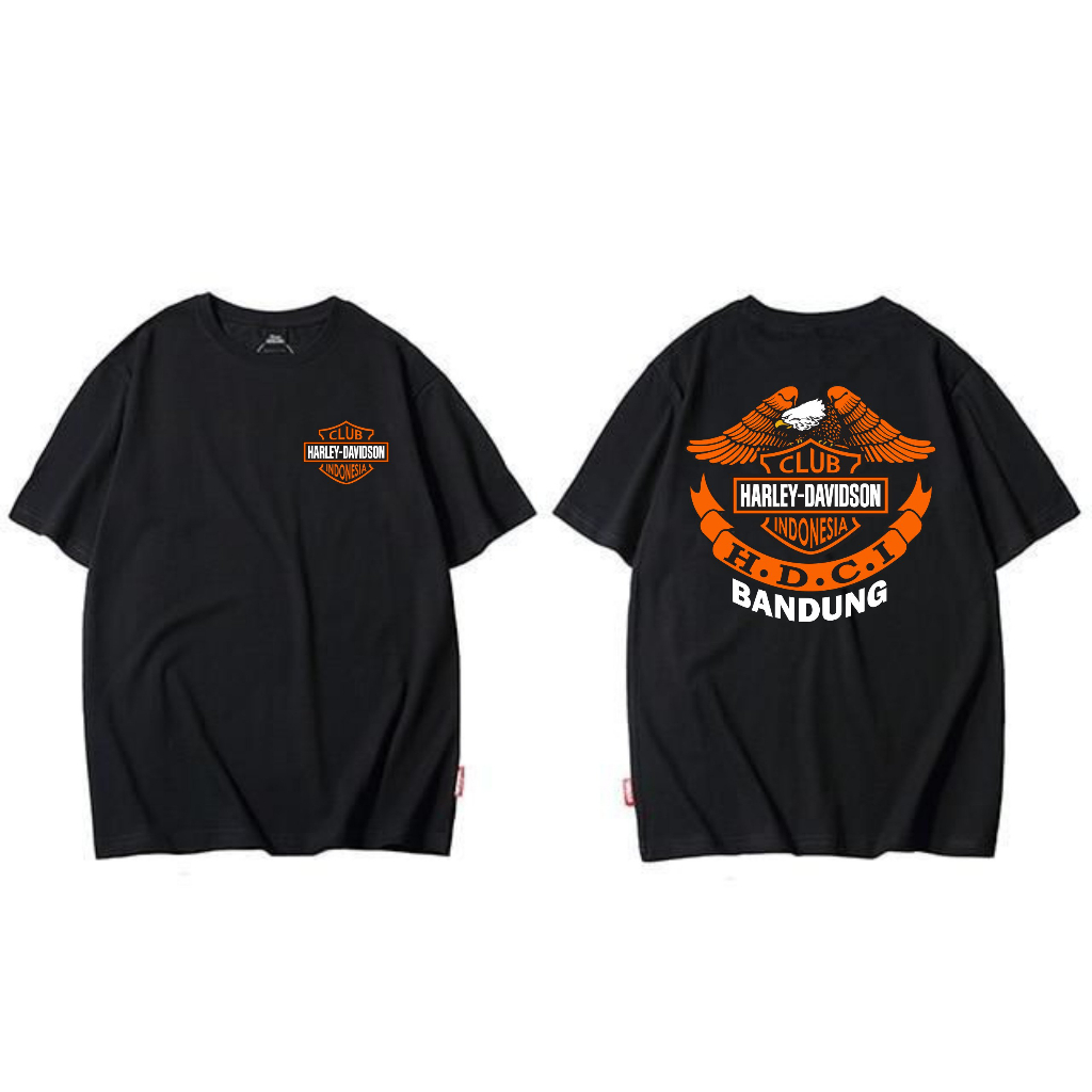 KAOS OVERSIZE HARLEY DAVIDSON HDCI CUSTOM NAMA BIG SIZE JUMBO