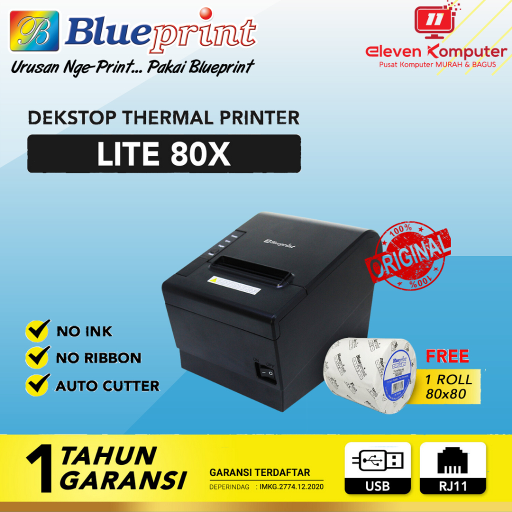 Blueprint Printer Thermal USB 80mm Lite80X