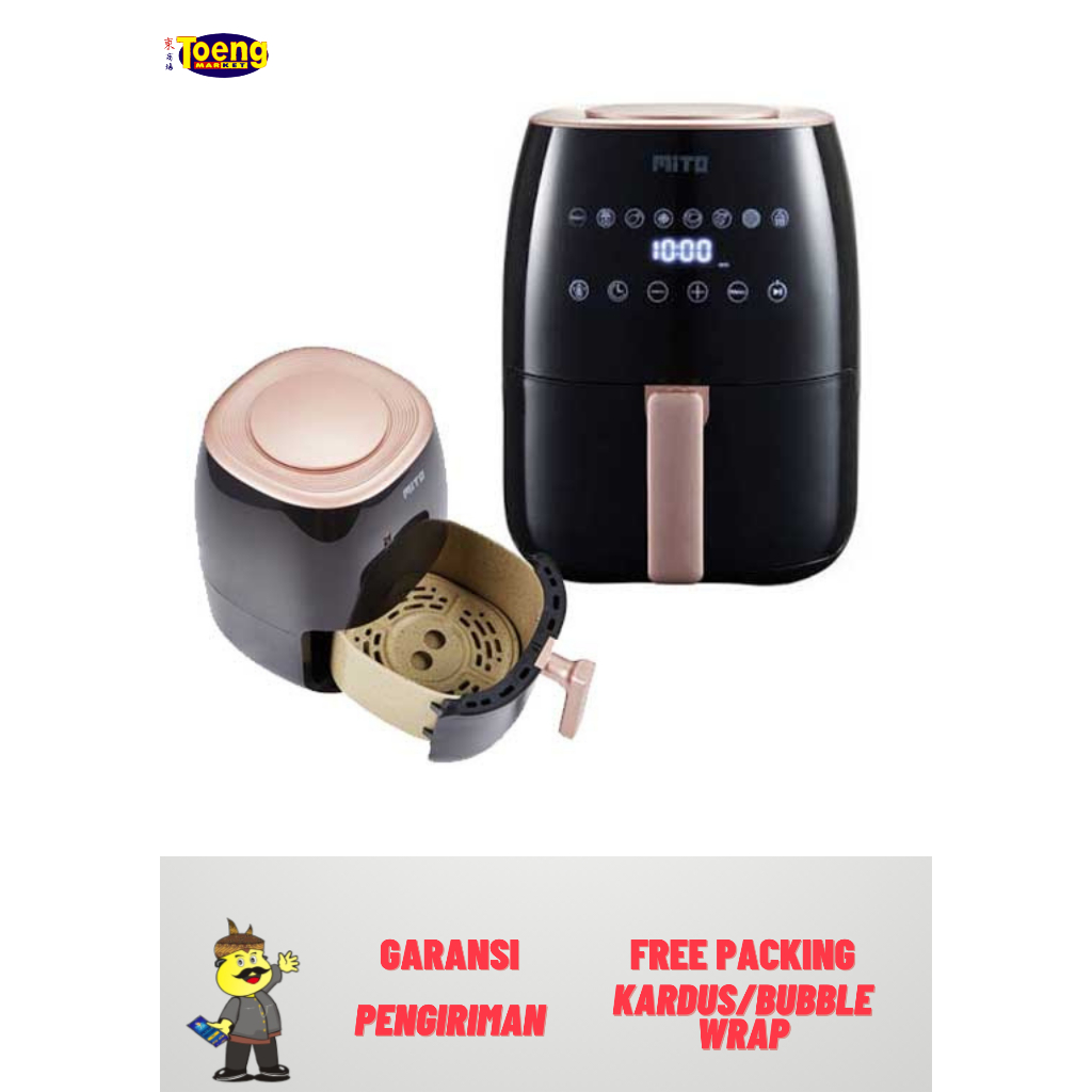 AIR FRYER MITO / DIGITAL AIR FRYER GO-AF2 GOLD BLACK MITO