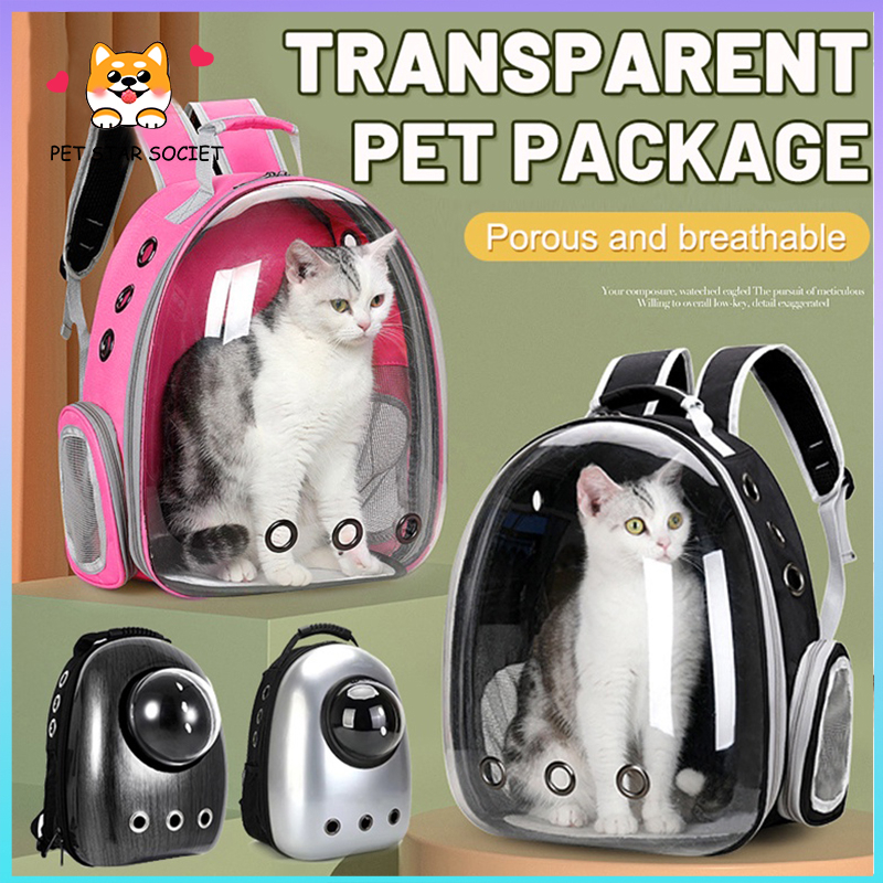 Tas Astronot Kucin Anjing Tas Transparan  Pet Cargo  Tas Anjing Kucing Murah  Tas Ransel Hewan atau Travel Bag Nyaman dan Anti Air Cat Bag Pet Bag aksesoris hewan peliharaan