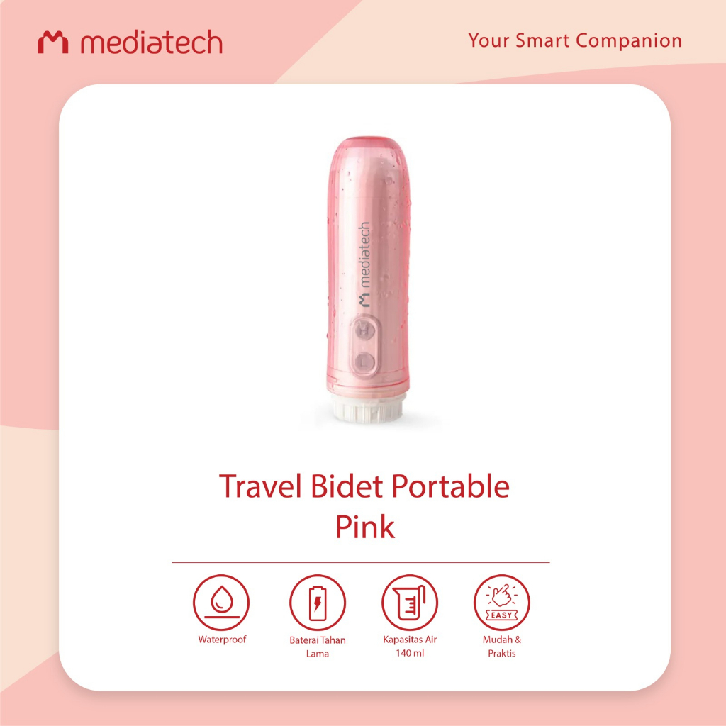 Mediatech Travel Portable Bidet Electric 82572