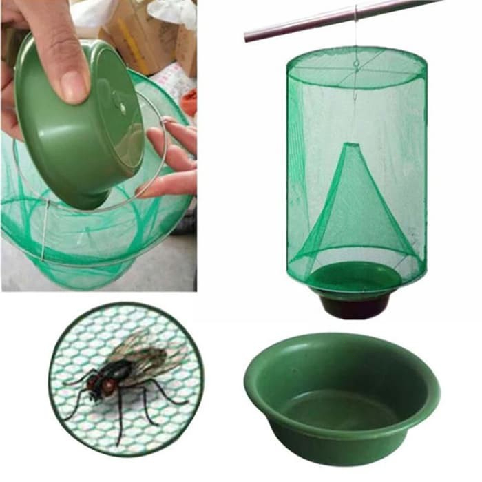 2Pcs/Set Jaring Perangkap 25*25*45 cm Jebakan Nyamuk Lalat Mosquito Fly Cathing Mesh Net Nyamuk &amp; Lalat