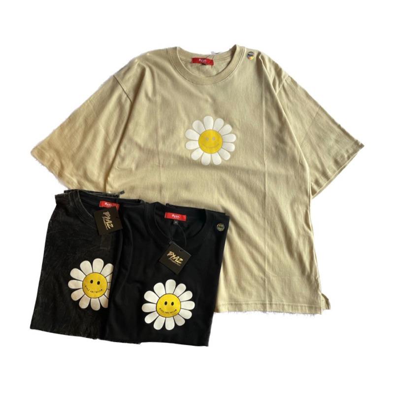 [OVERSIZE] T-shirt BYAZ Smile Flower