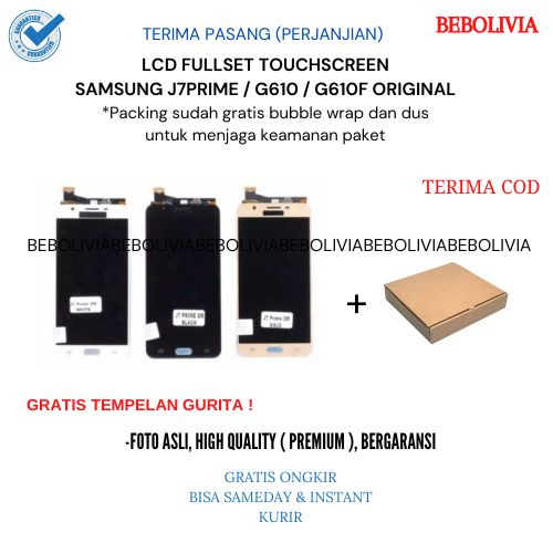 LCD FULLSET TOUCHSCREEN SAMSUNG J7PRIME / G610 / G610F ORIGINAL