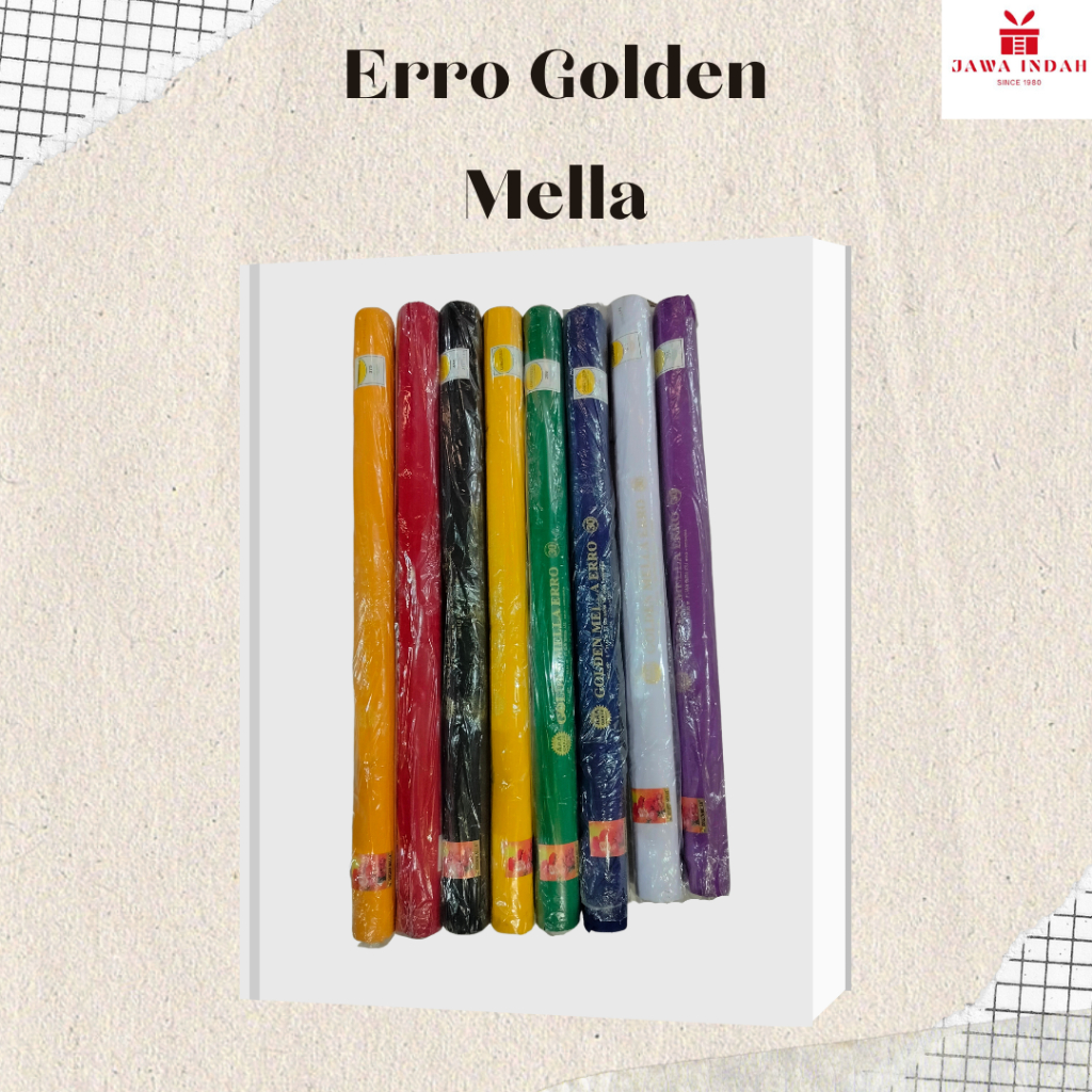 KAIN ERRO GOLDEN MELLA BAHAN KATUN / BAHAN PAKAIAN FURING LEMBUT 0.5 METER