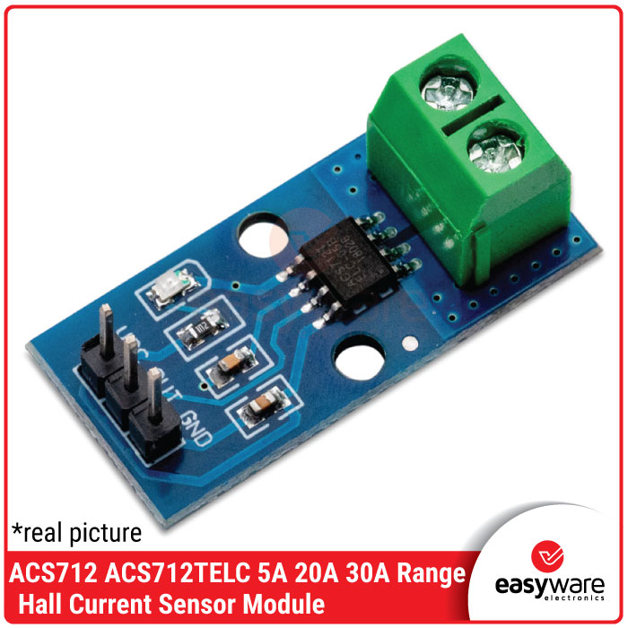 ACS712 5A 20A 30A Hall Current Sensor Module ACS712TELC Sensor Arus Module