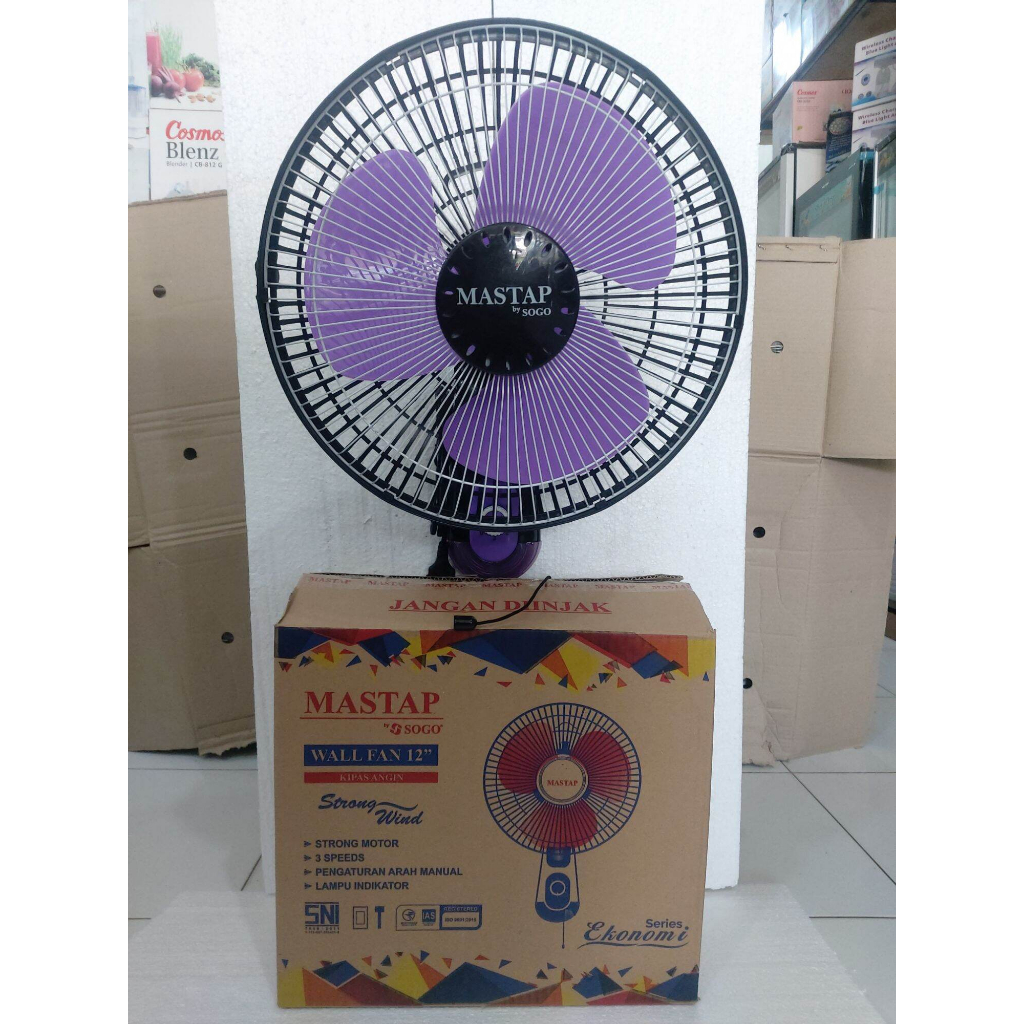 Kipas Angin Dinding Mastap 12 Inch 1288 BRGARANSI RSMI MANTAP MURAH