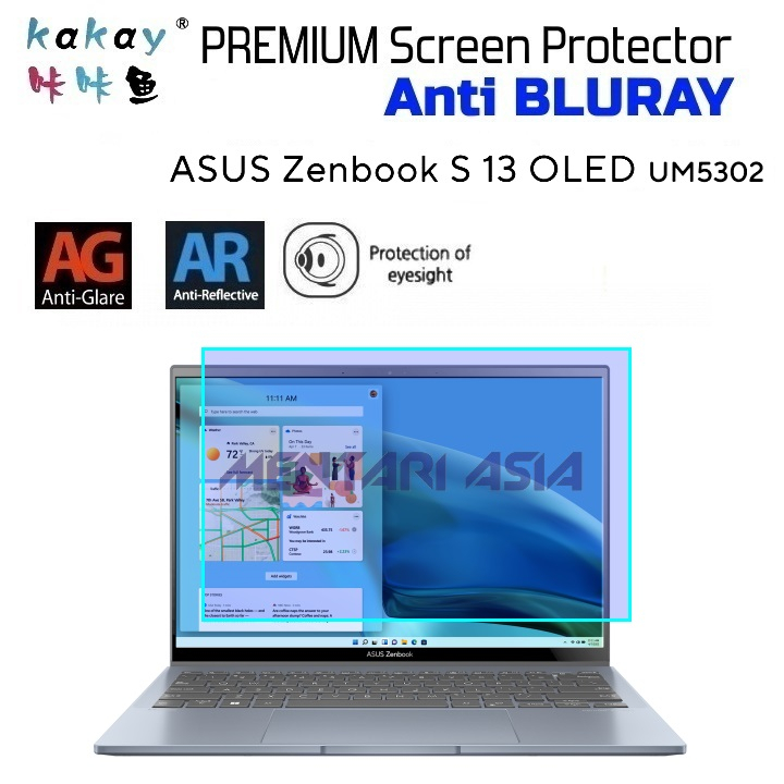 Screen Protector ASUS ZenBook S13 OLED UM5302 - KAKAY ANTI BLURAY