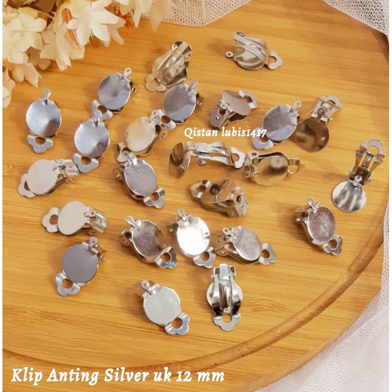 Clip Anting Silver n Gold 10pcs