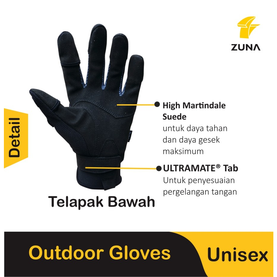 SARUNG TANGAN ZUNA WILLIS TREKKING GLOVES