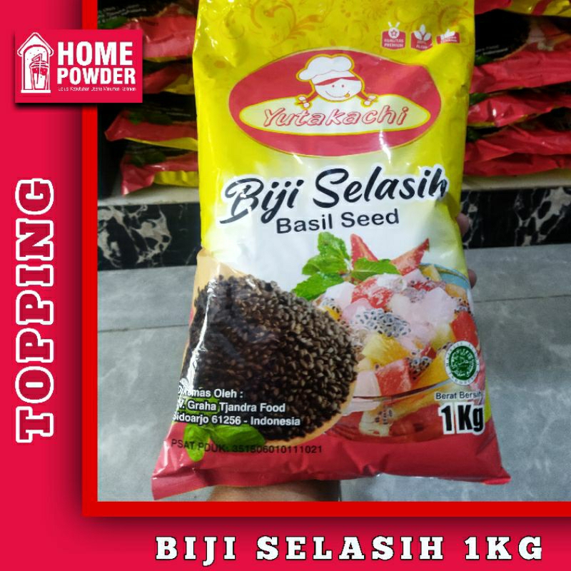 

Promo Murah Lebay Biji Selasih Basil Seed 1Kg Yutakachi Murah