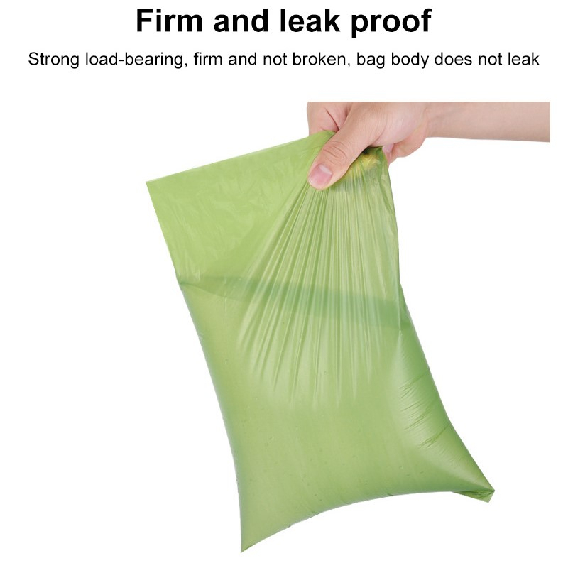 Kantong Plastik Kotoran Anjing Biodegradable Motif Paw 16 Roll - LT15P - Green